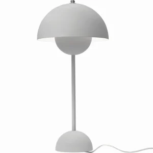 Kinder &Tradition Möbel Für Das Kinderzimmer | Tischlampen^&Tradition Tischleuchte Flowerpot VP3, matt hellgrau