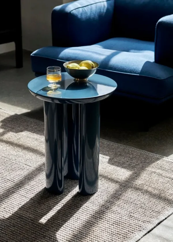 HAY Tische-&Tradition Tung JA3 Beistelltisch, Stahlblau