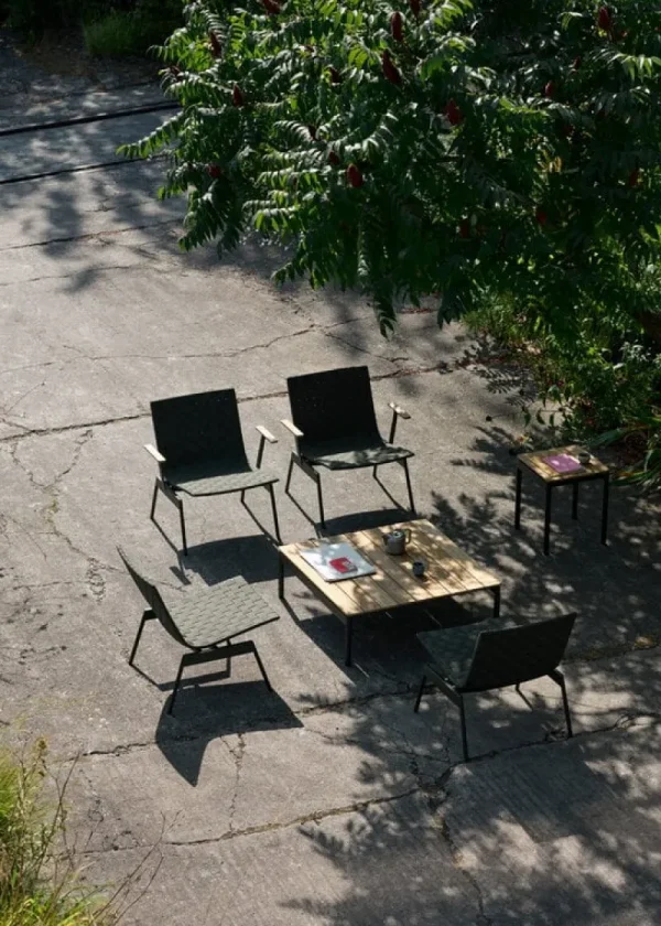 &Tradition Terrassenmöbel^&Tradition Ville AV47 Hocker, Teak - warm black