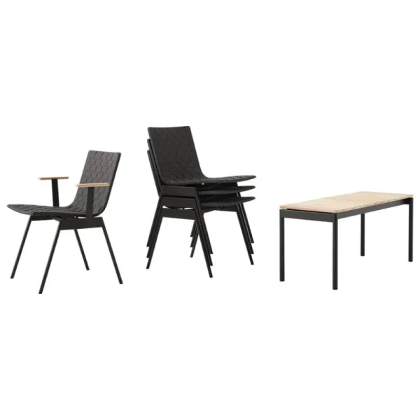 &Tradition Terrassenmöbel^&Tradition Ville AV34 Outdoor-Sessel, Schwarz