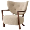 &Tradition Sitzgelegenheiten-&Tradition Wulff ATD2 Loungesessel, Karakorum 003 - Walnuss