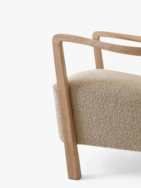 &Tradition Sitzgelegenheiten-&Tradition Wulff ATD2 Loungesessel und ATD3 Pouf, Karakorum 003, Eiche