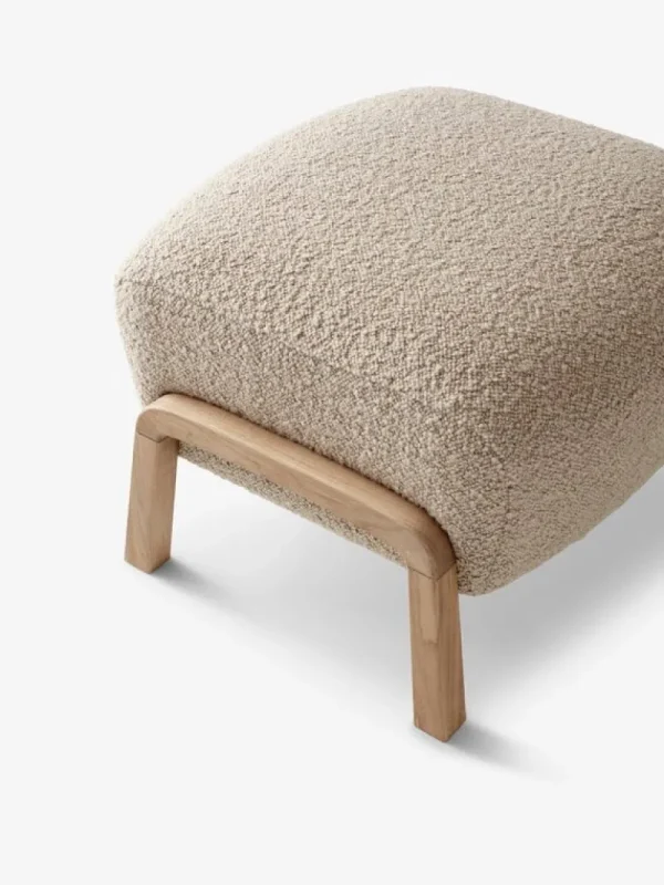 &Tradition Sitzgelegenheiten-&Tradition Wulff ATD2 Loungesessel und ATD3 Pouf, Karakorum 003, Eiche