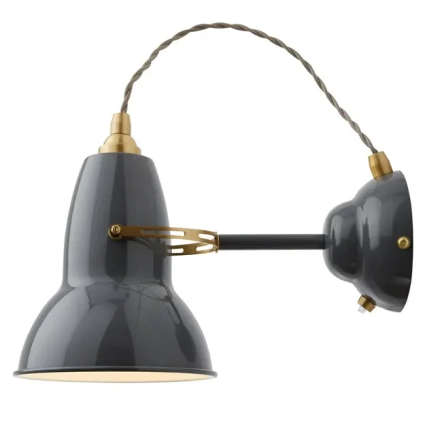 HAY Wandleuchten-Anglepoise Original 1227 Brass Wandleuchte, Elefantengrau