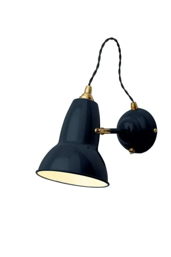 Anglepoise Wandleuchten-Original 1227 Brass Wandleuchte, Tintenblau