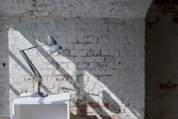 Anglepoise Bürobeleuchtung | Schreibtischlampen^Original 1227 Brass Schreibtischleuchte, Elefantengrau