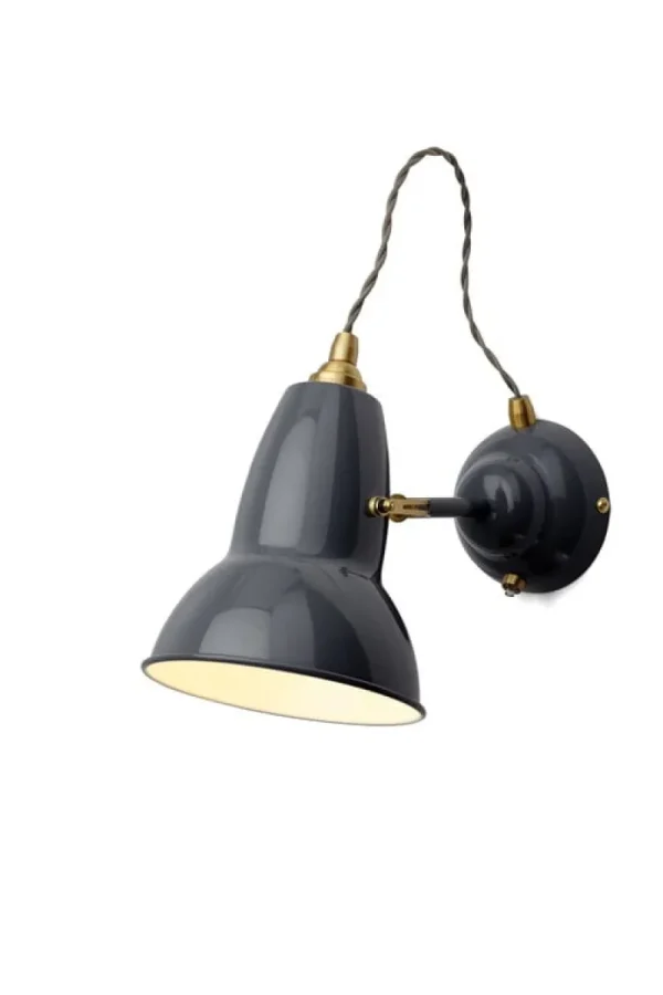 HAY Wandleuchten-Anglepoise Original 1227 Brass Wandleuchte, Elefantengrau