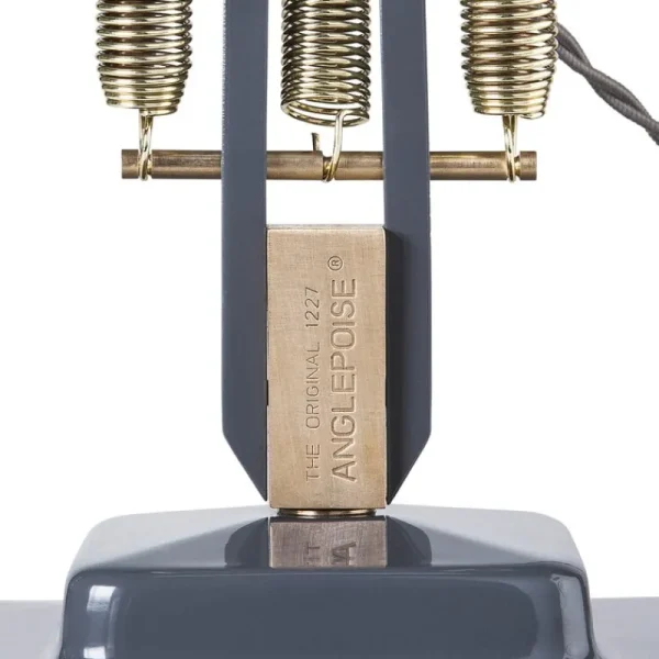 Anglepoise Bürobeleuchtung | Schreibtischlampen^Original 1227 Brass Schreibtischleuchte, Elefantengrau