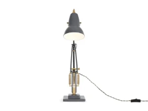 Anglepoise Bürobeleuchtung | Schreibtischlampen^Original 1227 Brass Schreibtischleuchte, Elefantengrau