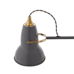 Anglepoise Bürobeleuchtung | Schreibtischlampen^Original 1227 Brass Schreibtischleuchte, Elefantengrau