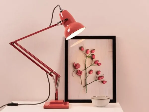Anglepoise Bürobeleuchtung | Schreibtischlampen^Original 1227 Schreibtischleuchte, korallenrot