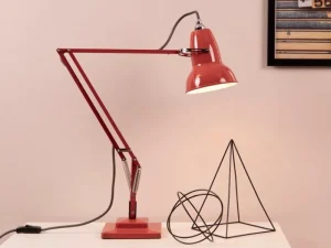 Anglepoise Bürobeleuchtung | Schreibtischlampen^Original 1227 Schreibtischleuchte, korallenrot