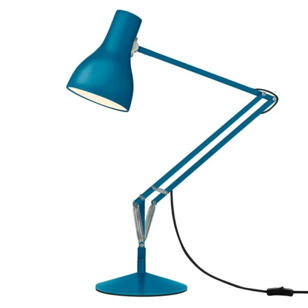 Frandsen Schreibtischlampen | Tischlampen-Anglepoise Type 75 Schreibtischleuchte, Margaret Howell Edition, Saxon Blue