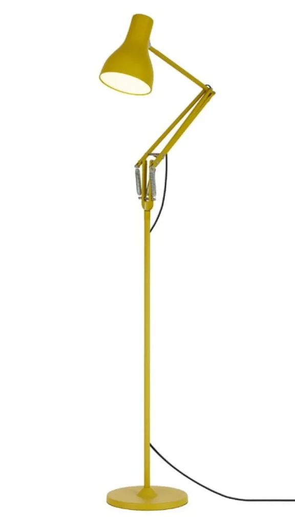 Louis Poulsen Stehleuchten-Anglepoise Type 75 Stehleuchte, Margaret Howell Edition, Ockergelb