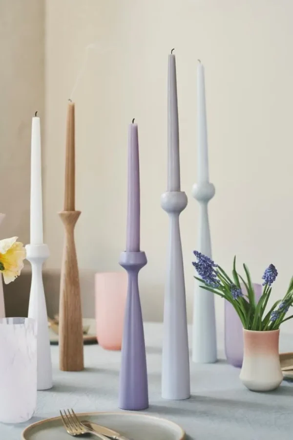 Aarikka Kerzen Und Kerzenhalter-applicata Blossom Kerze, 4 Stück, kühles Grau