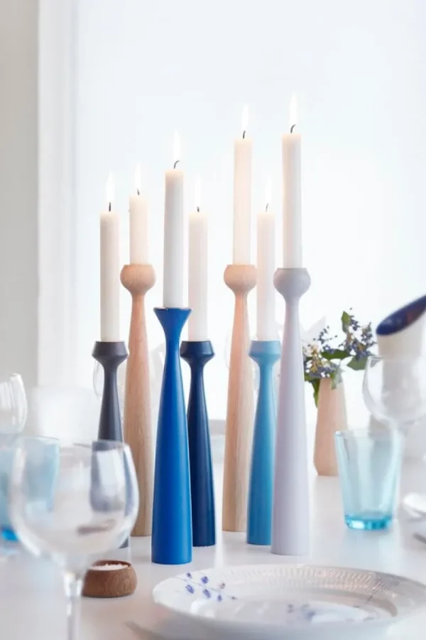 Uyuni Lighting Kerzen Und Kerzenhalter-applicata Lily Kerzenhalter, Himmelblau
