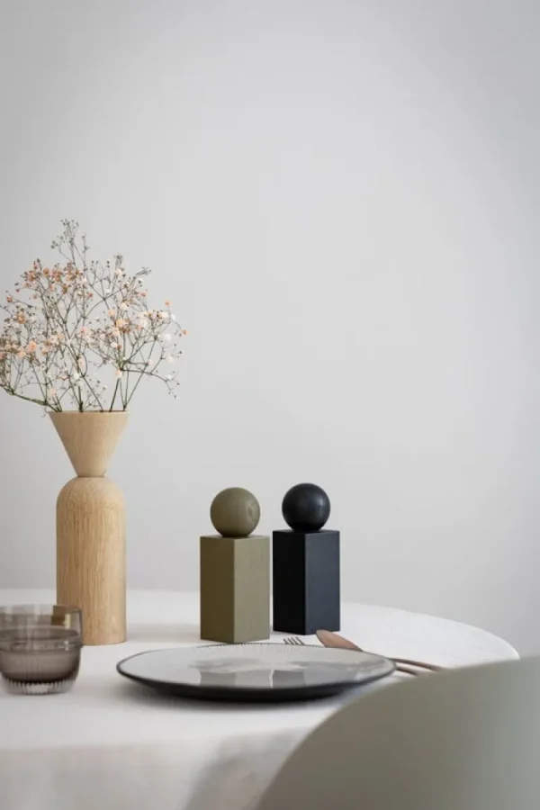 applicata Küchenutensilien^Twist Mühle, schwarz gebeizte Eiche