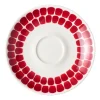 Arabia Geschirr^24h Tuokio Untertasse, 17 cm, rot