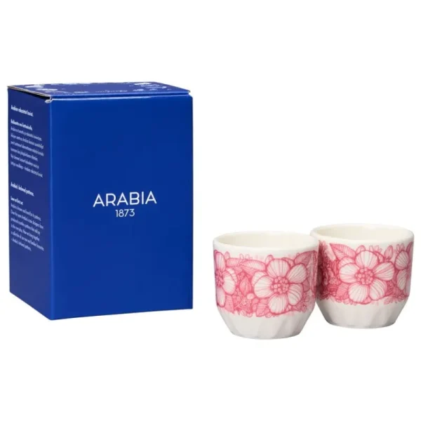 Arabia Geschirr^Huvila Eierbecher, 4 cl, 2 Stück