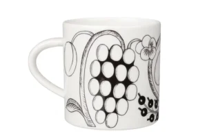 Arabia Geschirr^Tasse Paratiisi 0,35 l, schwarz