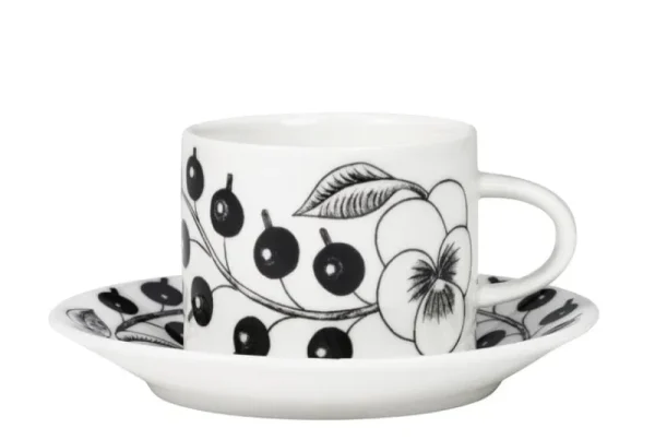 Arabia Geschirr^Tasse Paratiisi 0,18 l, schwarz