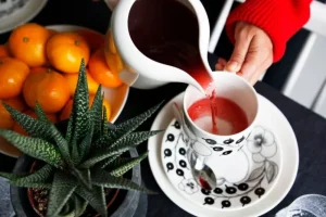 Arabia Geschirr^Tasse Paratiisi 0,18 l, schwarz