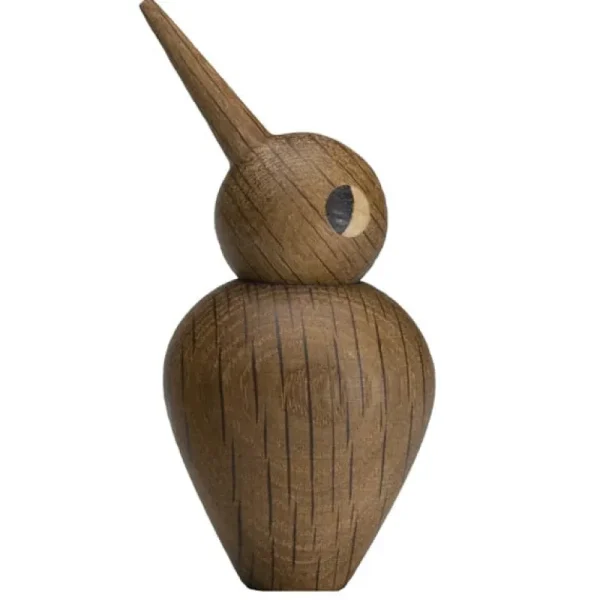 Eero Aarnio Originals Dekorationsgegenstände-Architectmade Bird Holzvogel, klein, geräucherte Eiche