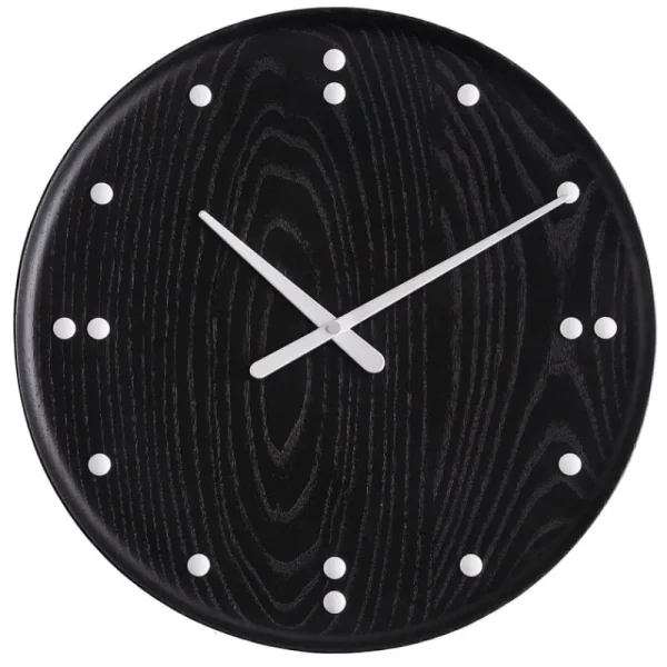 Architectmade Uhren-FJ Clock 35 cm, schwarz