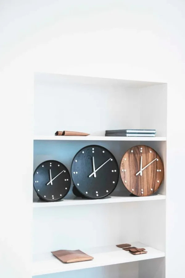 Architectmade Uhren-FJ Clock 35 cm, schwarz