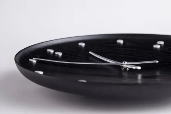 Architectmade Uhren-FJ Clock 35 cm, schwarz
