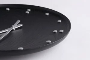 Architectmade Uhren-FJ Clock 35 cm, schwarz