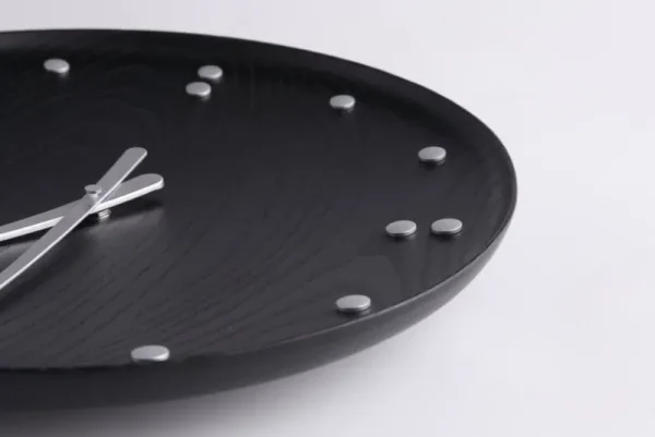 Architectmade Uhren-FJ Clock 35 cm, schwarz