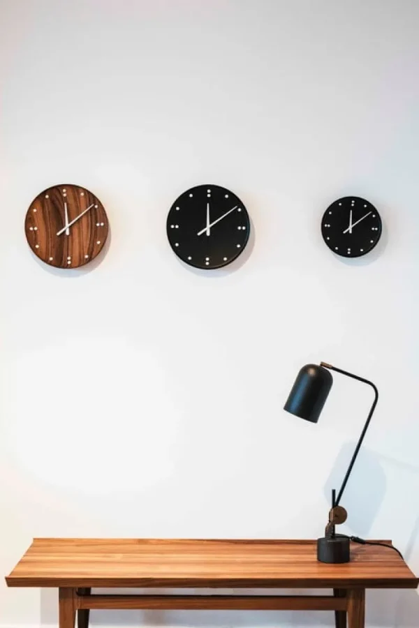 Architectmade Uhren-FJ Clock 35 cm, schwarz