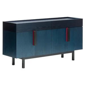 Sibast Aufbewahrungsmöbel-Ariake Aizome Sideboard, Indigo - Schwarz - Rot