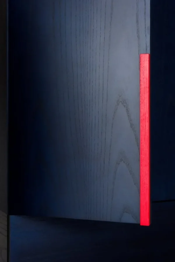 Wooden Aufbewahrungsmöbel-Ariake Aizome wardrobe, indigo - black - red