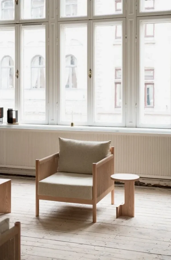 Warm Nordic Sitzgelegenheiten-Ariake Braid Loungesessel, Eiche