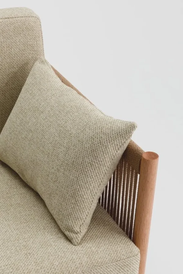 Warm Nordic Sitzgelegenheiten-Ariake Braid Loungesessel, Eiche