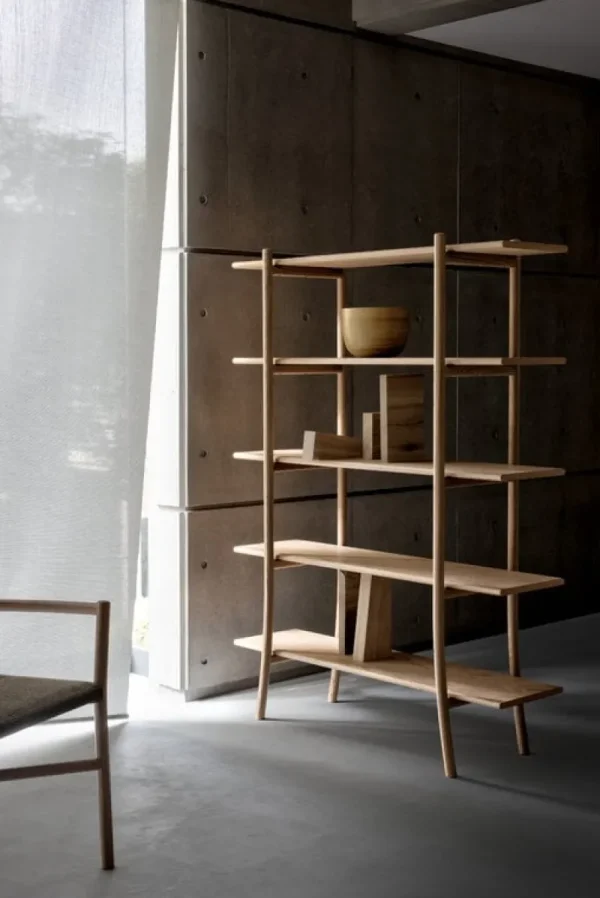 Ariake Regale-Regal Skyladder, hoch, Eiche