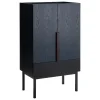Montana Furniture Aufbewahrungsmöbel-Ariake Schrank Aizome, indigoblau - schwarz - rot