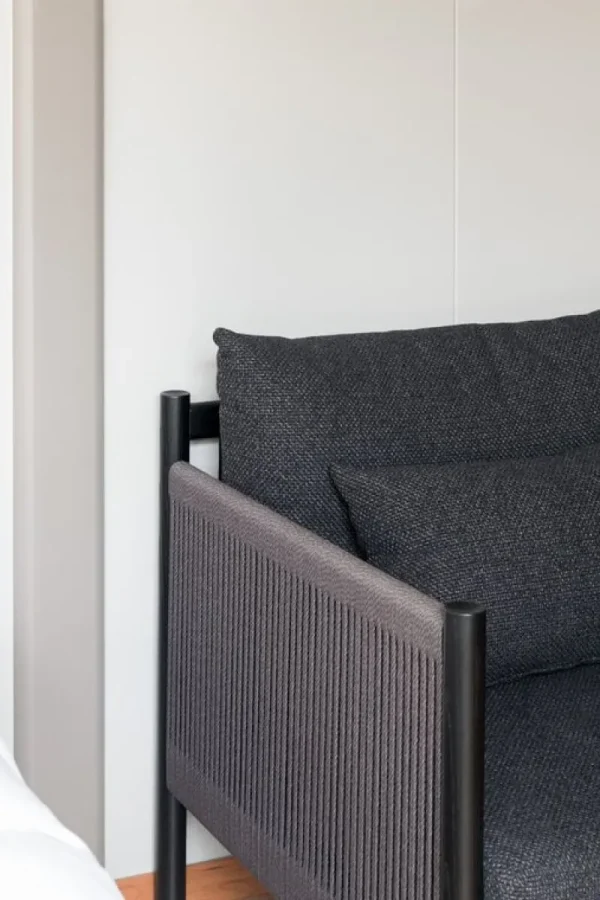 &Tradition Sofas Und Liegen-Ariake Sofa Braid, Zweisitzer, schwarz