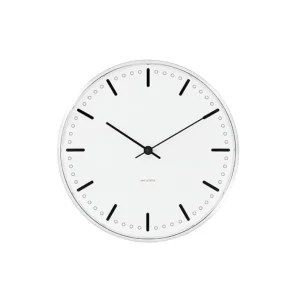 Arne Jacobsen Uhren-Wanduhr AJ City Hall, 16 cm
