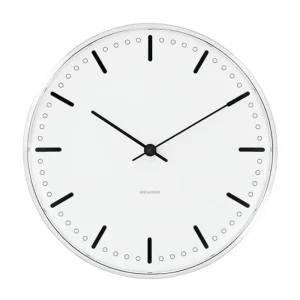Arne Jacobsen Uhren-Wanduhr AJ City Hall, 21 cm