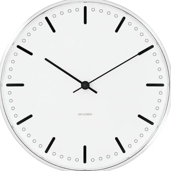 Arne Jacobsen Uhren-Wanduhr AJ City Hall, 29 cm