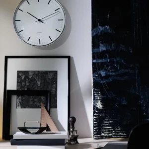 Arne Jacobsen Uhren-Wanduhr AJ City Hall, 16 cm