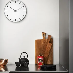 Arne Jacobsen Uhren-Wanduhr AJ City Hall, 16 cm