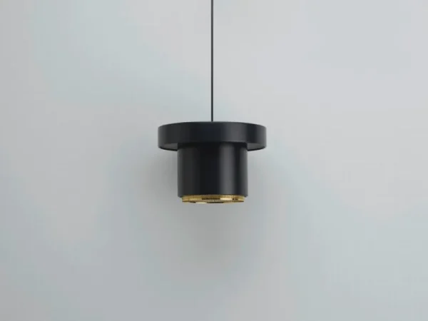 Flos Deckenleuchten-Artek A201 Pendelleuchte, schwarz - Messing