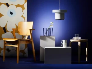 Pholc Deckenleuchten-Artek A201 Pendelleuchte, weiß - Messing