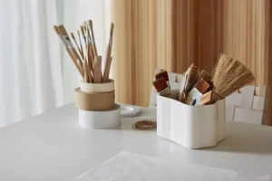 Vaarnii Tische-Artek Aalto 97 Ausziehtisch, Birke - Laminat weiß