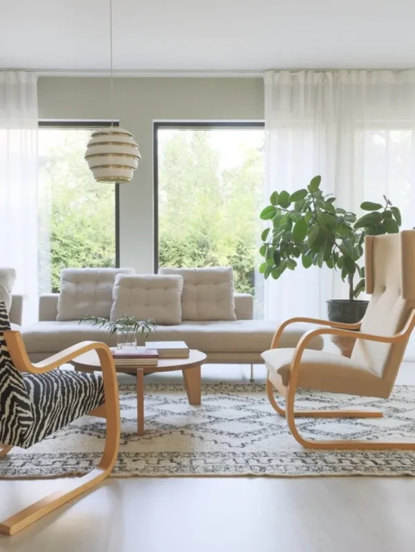 ferm LIVING Sitzgelegenheiten-Artek Aalto 401 Sessel, Honigfarben gebeizt - Vidar 323