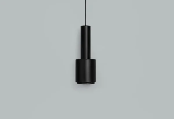 Graypants Deckenleuchten-Artek Aalto A110 „Hand Grenade“ Pendelleuchte, komplett schwarz